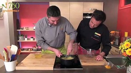 Soufflé à la rhubarbe