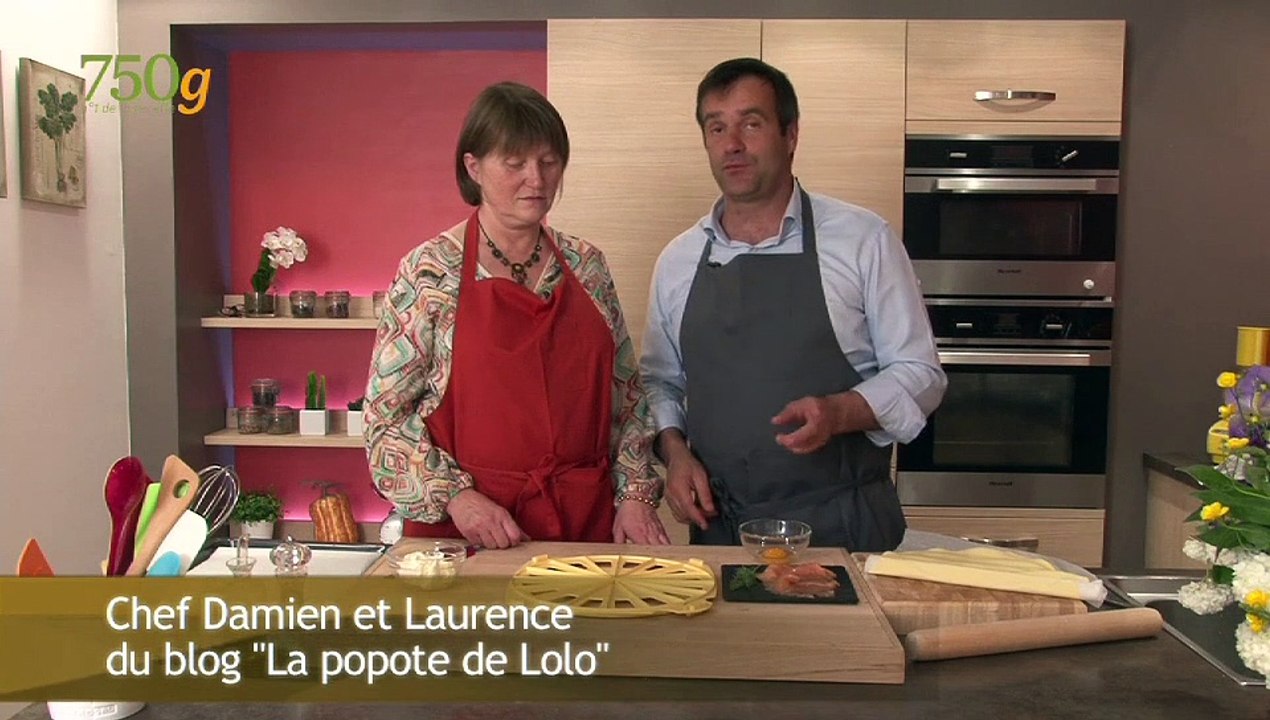 Croissants feuilletés au saumon