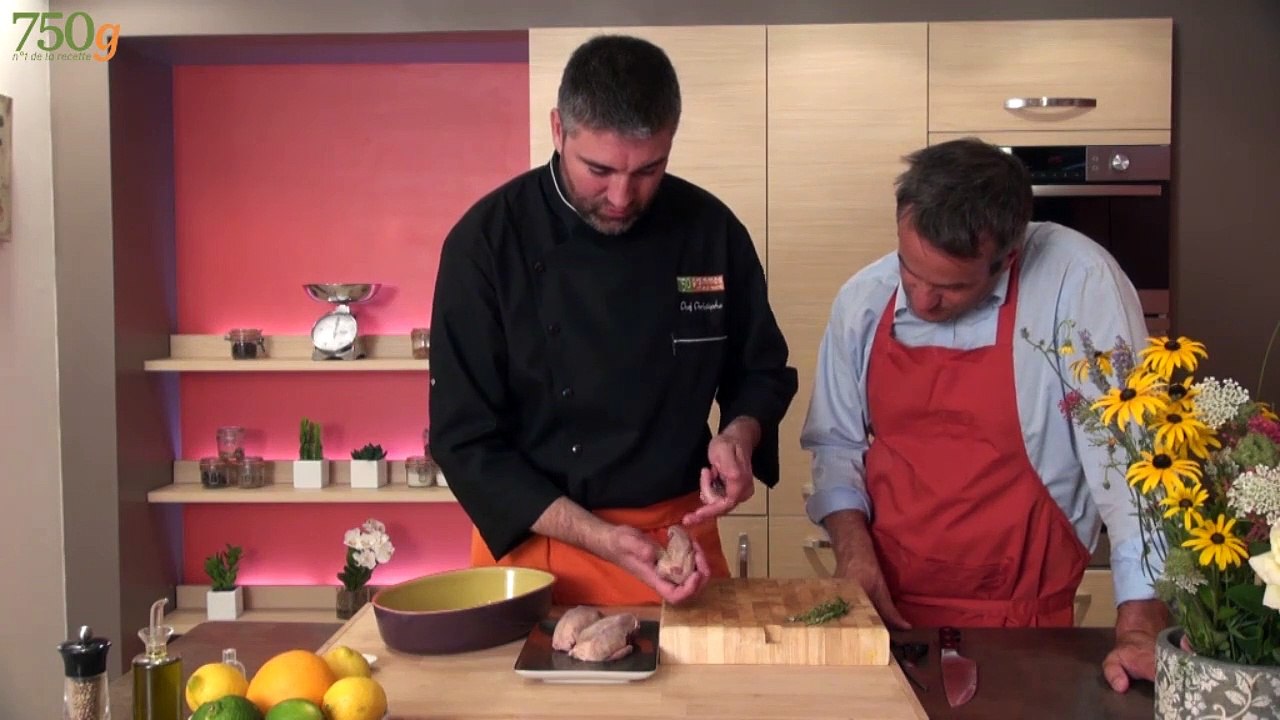 Suprêmes de cailles rôties