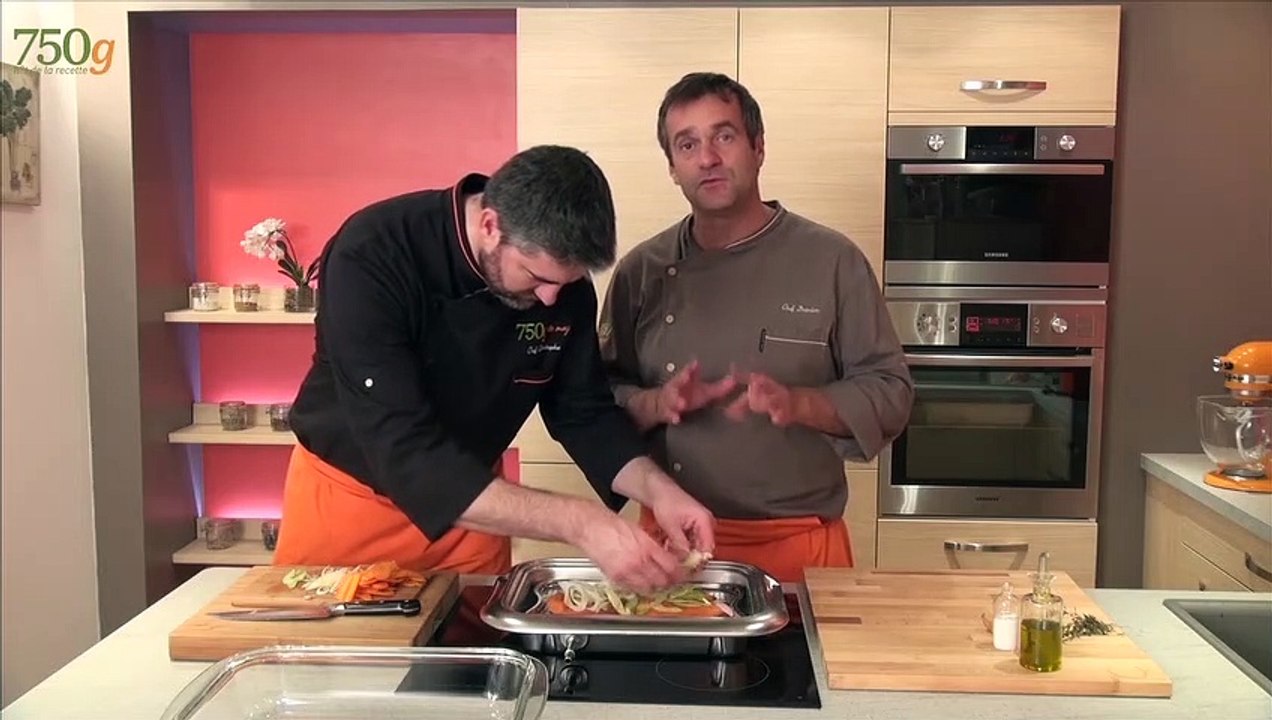 Saumon vapeur et ses légumes