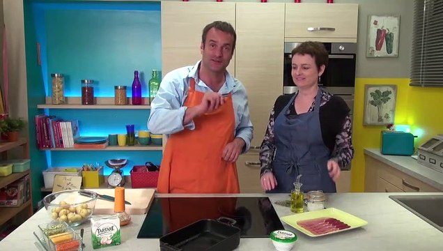 Toasts de pommes de terre Primeur, jambon fumé & Tartare