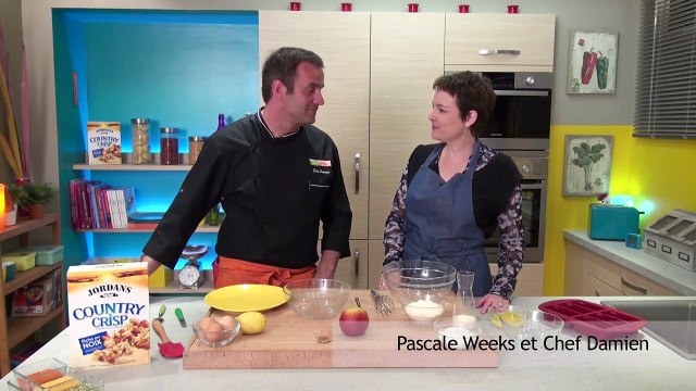 Mini-cakes à la pommes et aux céréales Country Crisp de Jordans