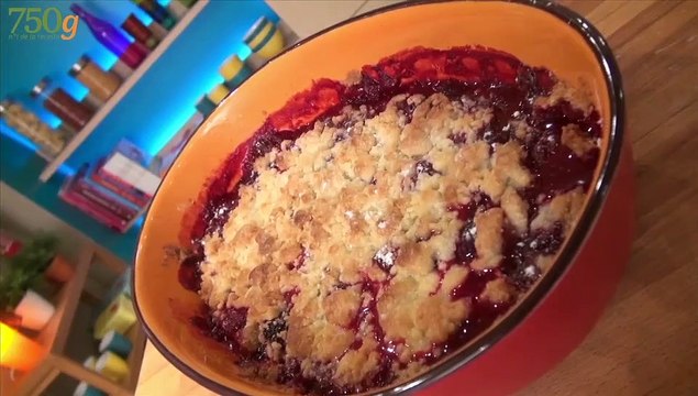Crumble aux fruits rouges