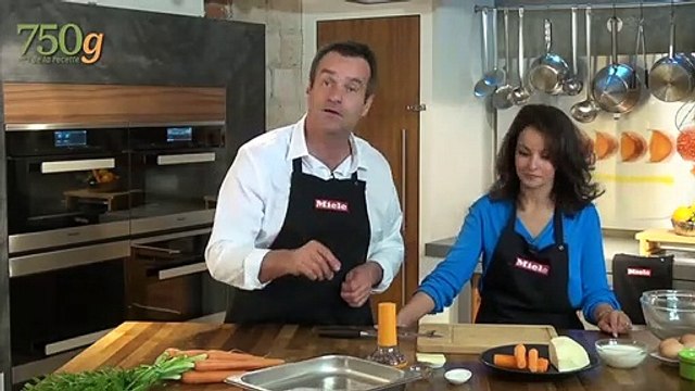 Flan de carottes et céleri aux noisettes