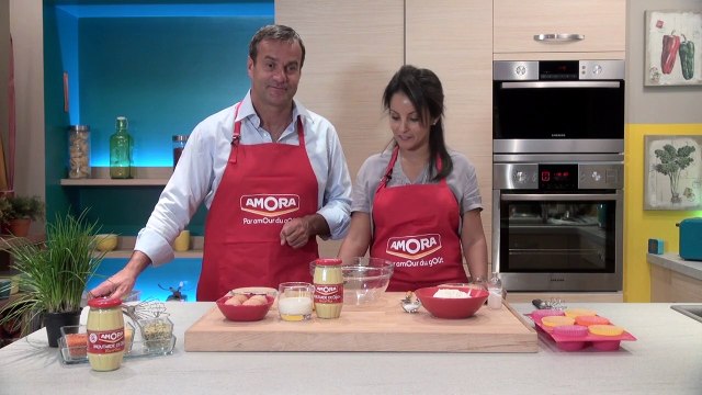 Cupcake à la moutarde et tomates confites