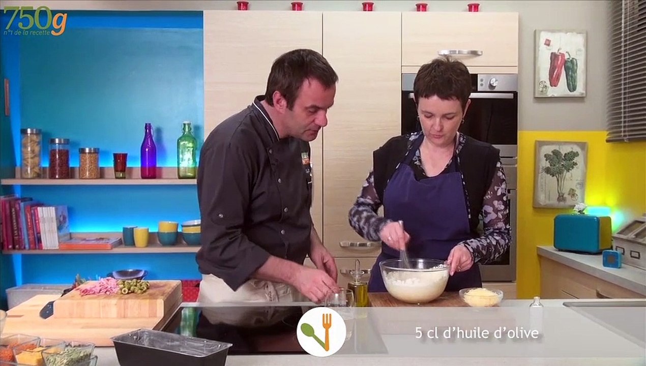 Cake jambon-olives