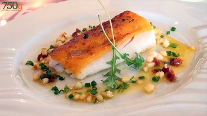 Dos de cabillaud à la viennoise