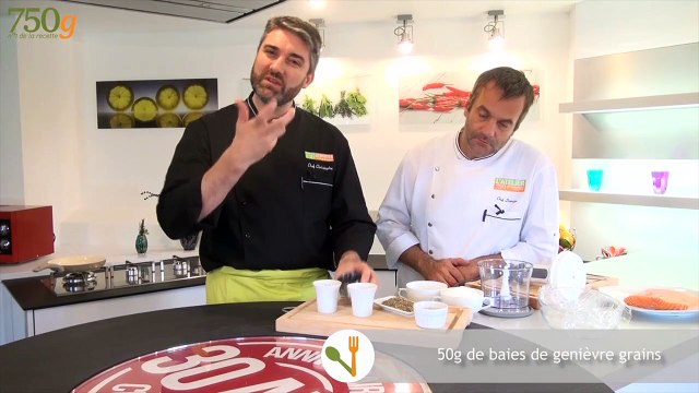 Saumon mariné aux épices