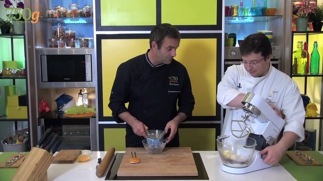 Sablés damiers vanille-chocolat