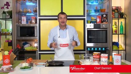 Pancakes façon brushetta italienne