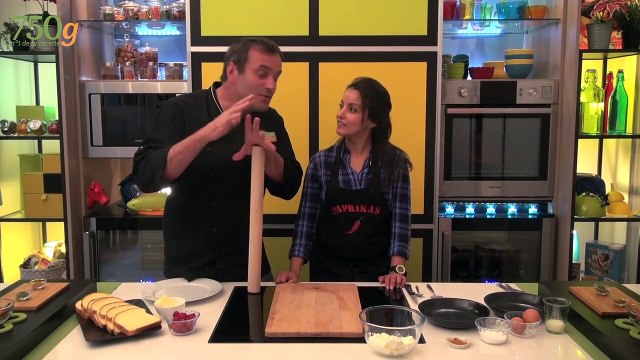 Brioche perdue roulée ou French toast Roll-up