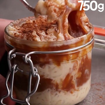 Riz au lait au caramel