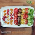 Tarte multicolore aux tomates