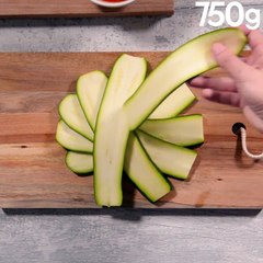 Toast de courgette façon pizza