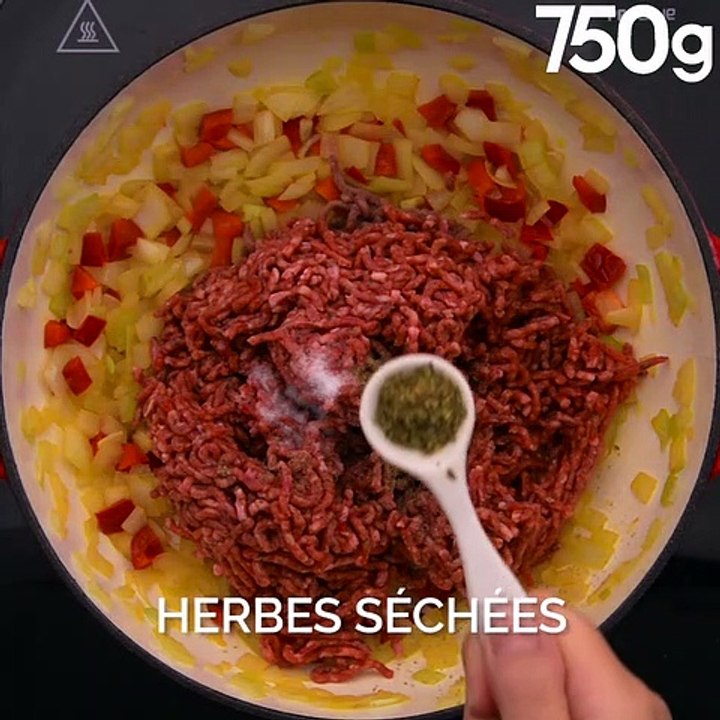 Petits chaussons au pain de mie et à la viande hachée