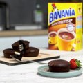 Fondant au chocolat banania, coeur au chocolat blanc