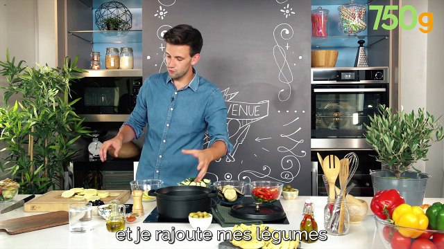 Mélange ensoleillé de légumes aux olives