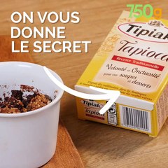 Mini-moelleux chocolat et pralin au tapioca Tipiak