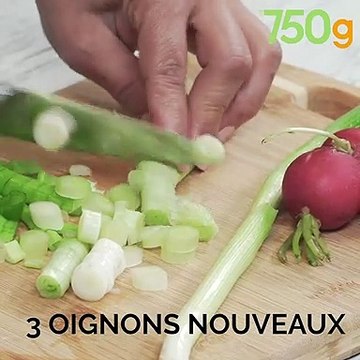 Poisson vapeur, sauce aux oignons nouveaux, gingembre et sauce soja salée