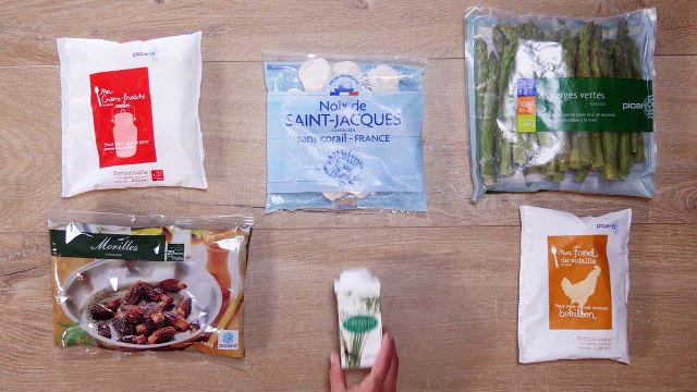 Fricassée de coquilles Saint-Jacques aux asperges et morilles