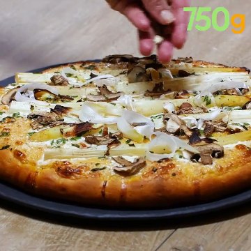 Pizza Healthy aux Asperges des Sables des Landes IGP et à la patate douce