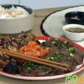 Viande de bœuf à la sauce bulgogi et champignons grillés