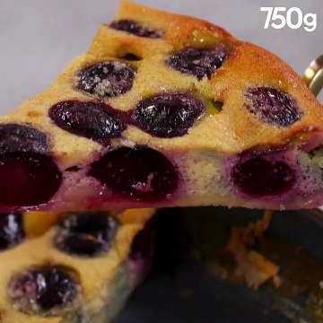 Clafoutis moelleux aux cerises