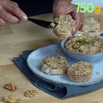 Rillettes végétariennes aux lentilles et aux Noix du Périgord AOP