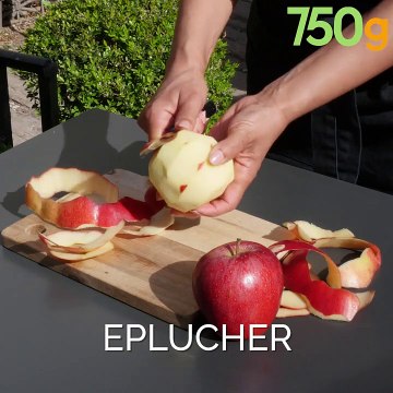 Brioche perdue aux pommes et sauce caramel au beurre salé à la plancha