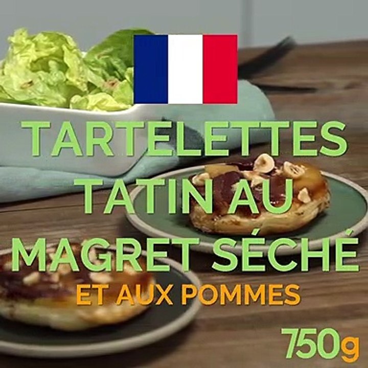 Tartelettes tatin au magret séché et aux pommes