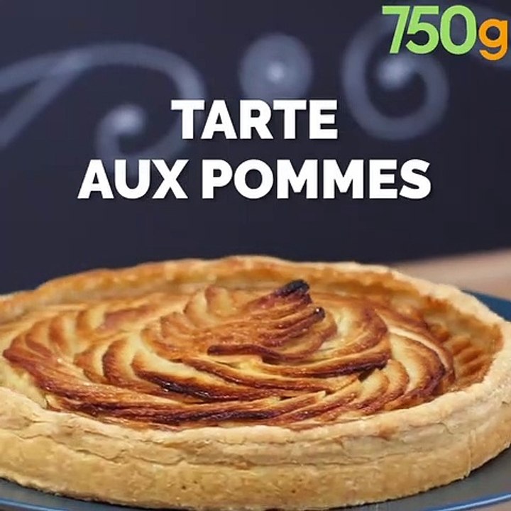Tarte aux pommes rosace