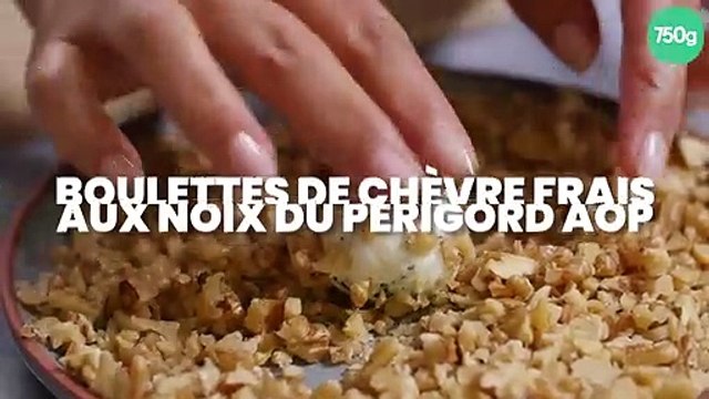 Boulettes de chèvre frais aux Noix du Périgord AOP