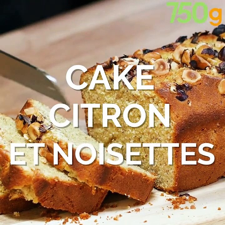 Cake au citron et noisettes