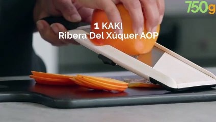 Couronne de financier aux Kaki Ribera del Xuquer AOP