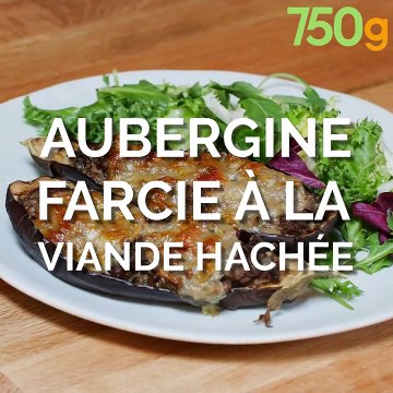 Aubergines farcies à la viande hachée