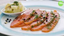 Saumon Gravlax comme dans les pays scandinaves