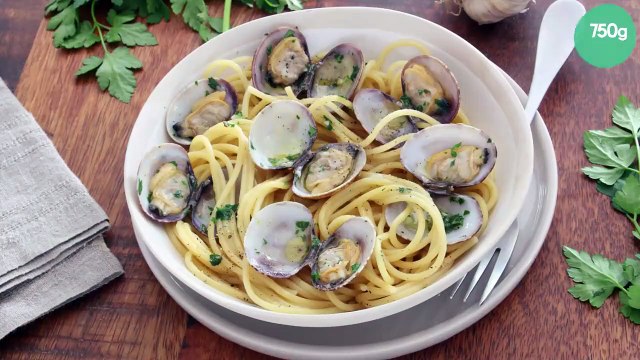 Spaghetti alle vongole (pâtes aux palourdes)