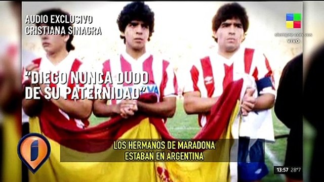 Cristiana Sinagra habló de las dudas que dijo Morla que Maradona tenía sobre su paternidad