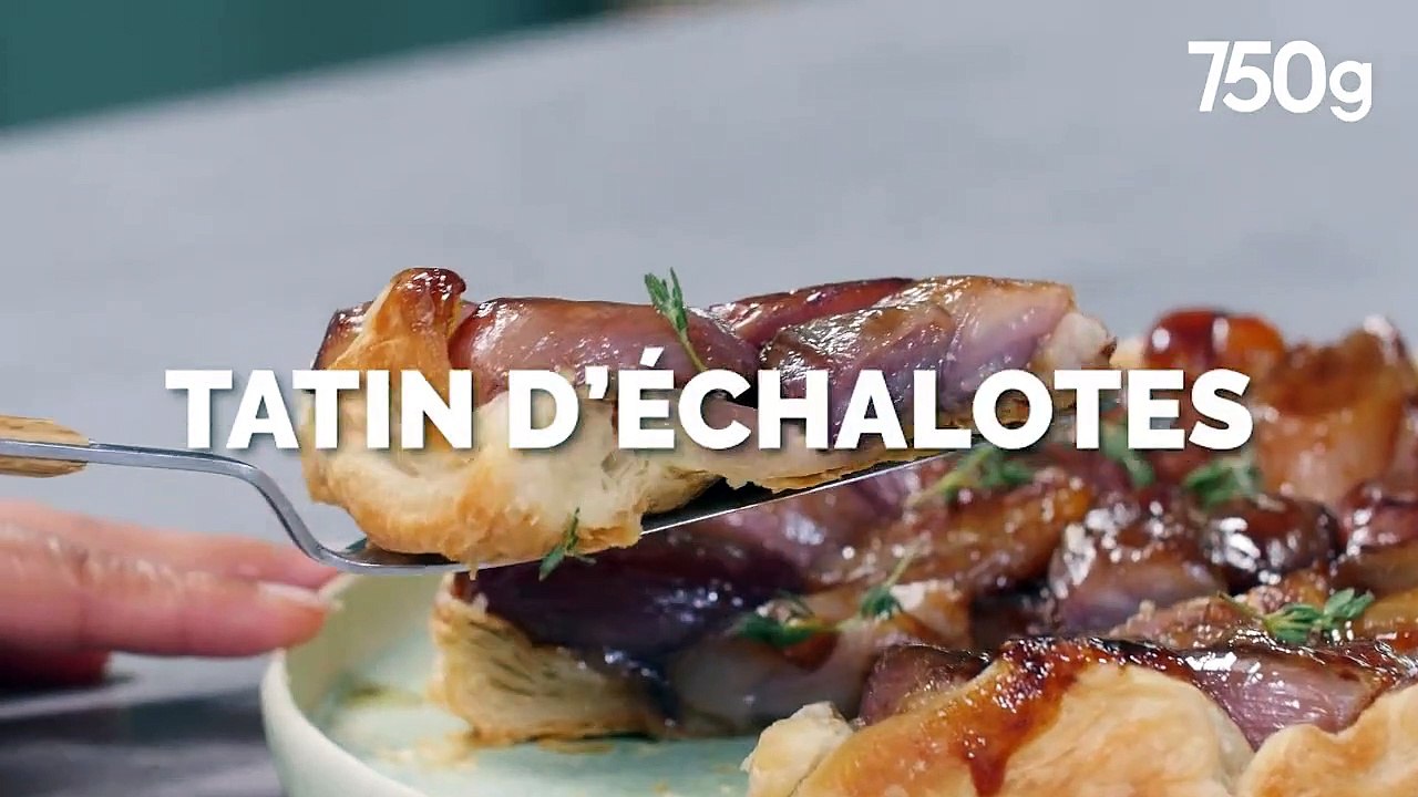 Tatin d'échalotes