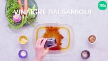 Pavé de saumon, sirop d’érable et petits légumes croquants