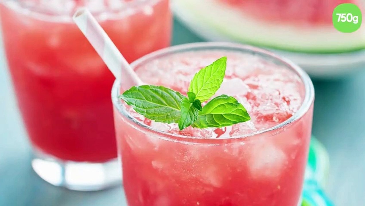 Thé glacé à la pastèque