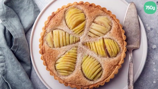 Tarte amandine aux poires