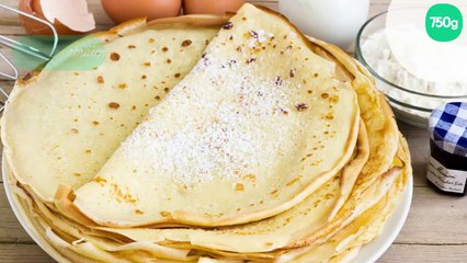 Pâte à crêpes à la Fleur de Maïs Maizena® et au sucre vanillé