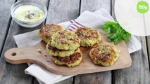 Galettes au quinoa et courgettes