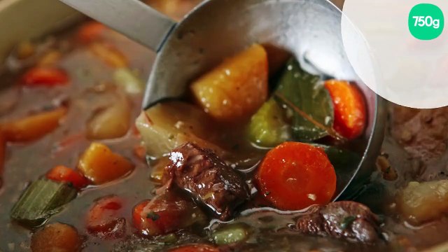 Ragoût de bœuf aux pommes de terre et carottes