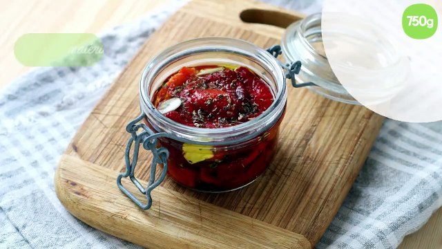 Poivrons marinés maison faciles