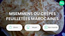 Msemmens ou crêpes feuilletées marocaines