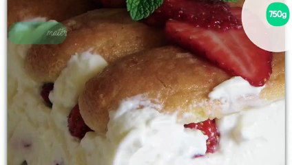 Download Video: Charlotte aux fraises et mascarpone