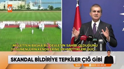 Skandal bildiriye tepkiler çığ gibi