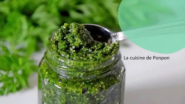 Pesto aux fanes de carottes